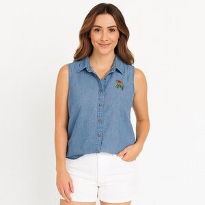 The Main Line Denim Top M